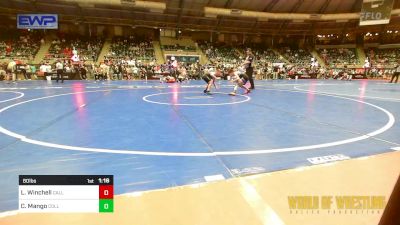 80 lbs Round Of 64 - Logan Winchell, Callan Wrestling Academy vs Cayden Mango, Collum Trained