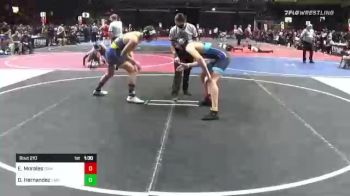 144 lbs Quarterfinal - Enzo Morales, Dominate vs Drake Hernandez, Carlson Wrestling