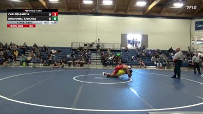 184 lbs Cons. Semi - Carlos Garcia, Unattached vs Emmanuel Sanchez, Victor Valley College