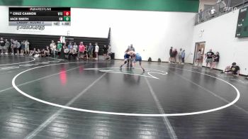 126 lbs Champ. Round 2 - Jace Smith, Kearney Matcats vs Cruz Cannon, Wichita Training Center