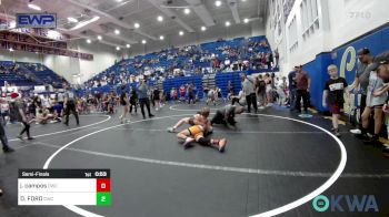 105 lbs Semifinal - Jonathan Campos, Dumas Wrestling Club vs Devin FORD, Cowboy Wrestling Club