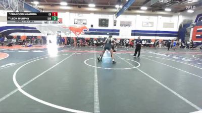 165 lbs Quarterfinal - Leon Murphy, Santiago (Corona) vs Francois Ngambia, Clovis North