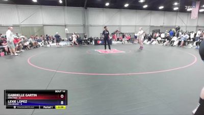 130 lbs Placement Matches (8 Team) - Abigail Mozden, Ohio Red vs Faith Vondy, Colorado