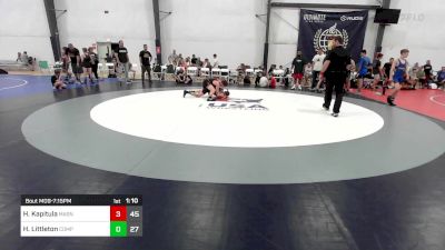 105 lbs Rr Rnd 4 - Hunter Kapitula, Mat Assassins K8 B vs Herman Littleton, The Compound RTC