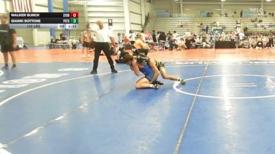 132 lbs Rr Rnd 3 - Walker Bunch, Storm Wrestling Center - HSB vs Gianni Bottone, Prestige Worldwide - HSB
