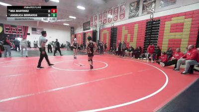 100 lbs Quarterfinal - Angelica Serratos, Santa Ana vs Mia Martinez, Eleanor Roosevelt