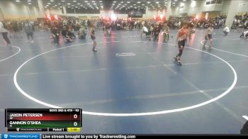 93 lbs Quarterfinal - Jaxon Petersen, NE vs Gannon O`Shea, IA