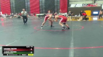 174 lbs Semifinal - Hayden Trezek, SIU Edwardsville vs Aaron Cramer, SIU Edwardsville