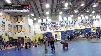 145 lbs Finals (2 Team) - Addison Johnson, Big Money Moving vs Tori Gibson, Eagles WC