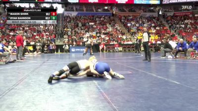 1A-126 lbs Cons. Semi - Mason Shirk, Wilton vs Ryan Bahnson, West Lyon