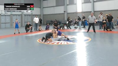 77 lbs Champ. Rd Of 16 - Cash Serrano, Lake Stevens Wrestling Club vs Shaun Gonzalez, Scrap Yard Garage Wrestling