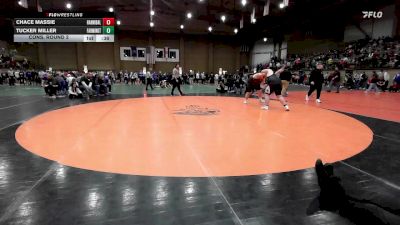 285 lbs Cons. Round 2 - Chace Massie, Hannibal vs Tucker Miller, Farmington