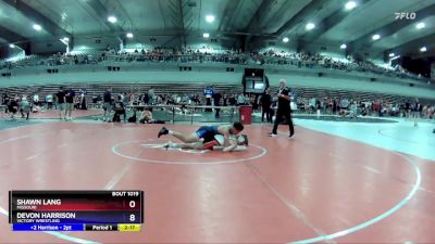 132 lbs Champ. Round 2 - Shawn Lang, Missouri vs Devon Harrison, Victory Wrestling