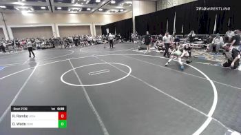 72 lbs Consi Of 8 #2 - Rhoan Rambo, Legacy Elite WC vs Derek Wade, Dominate WC