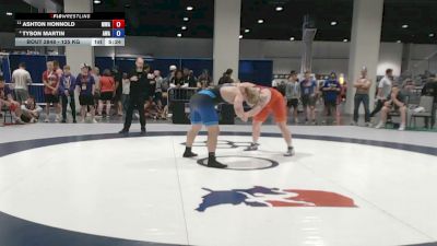 125 kg Cons. Quarters - Ashton Honnold, Moen Wrestling Academy vs Tyson Martin, Askren Wrestling Academy