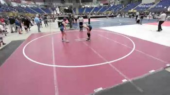 116 lbs Rr Rnd 3 - Ivey B McAlhany, Bolts Wrestling vs Mia Hannevold, All American Training Center