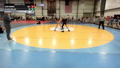 135 lbs Rr Rnd 3 - Jack Goeke, Mat Warriors PWC MS vs Blake Pellar, Terps Pit Bull MS