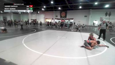 113 lbs 2nd Place - Xavier Castillo, Juggernaut WC vs Ricky Quiros, Eastvale Elite