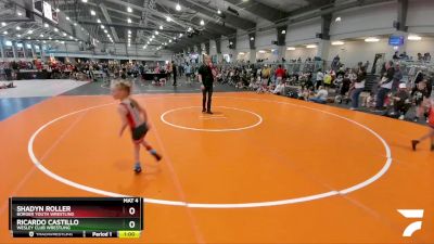 55 lbs Cons. Round 2 - Shadyn Roller, Borger Youth Wrestling vs Ricardo Castillo, Wesley Club Wrestling