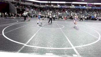 98 lbs Round Of 16 - Aslinn Waters, King Select Wr Ac vs Kyndliy McNutt, Webb City Youth Wrestling