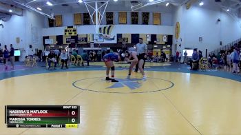 140 lbs Cons. Semi - Nadirra`G Matlock, Austintown Fitch vs Marissa Torres, Vermailion