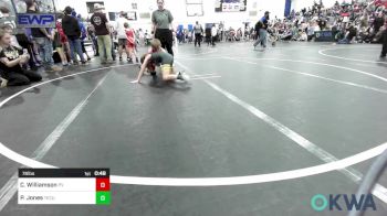 76 lbs Rr Rnd 3 - Cale Williamson, Pauls Valley Panther Pinners vs Paisley Jones, Tecumseh Youth Wrestling