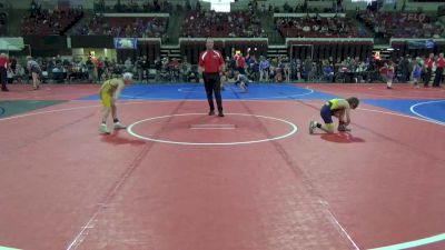 70 lbs Cons. Semi - Jhett Brown, Miles City Wrestling Club vs Clayton Gardner, Miles City Wrestling Club