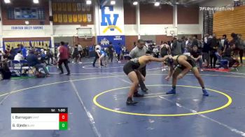 145 lbs Consolation - Isaac Barragan, Santa Fe vs Gabriel Ojeda, Slam Academy