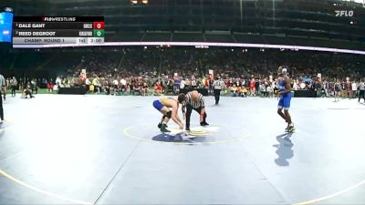 D3-126 lbs Champ. Round 1 - Dale Gant, Grand Rapids Catholic Central vs Reed Degroot, Kingsford HS