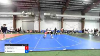 120 lbs Consolation - Logan Sichelstiel, Shore Thing WC vs Ryan Dubnik, Rhino Wrestling