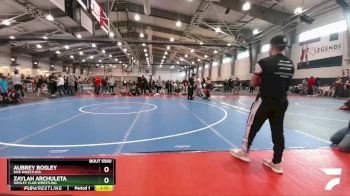 145 lbs Round 2 - Aubrey Bosley, Rise Wrestling vs Zaylah Archuleta, Wesley Club Wrestling
