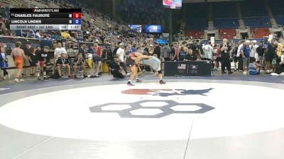 157 lbs Champ. Rd Of 32 - Charles Faurote, Indiana vs Lincoln Linden, Iowa