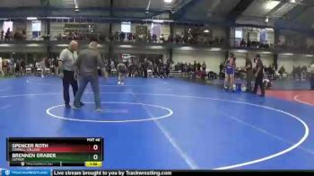 165 lbs Cons. Round 2 - Brennen Graber, Luther vs Spencer Roth, Cornell College