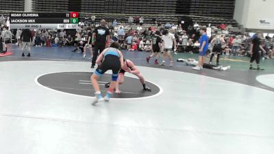 93 lbs Rr Rnd 5 - Noah Oliveira, Team Tugman - MSC vs Jackson Mix, Iron Wolves