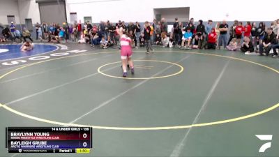 136 lbs Final - Bayleigh Grube, Arctic Warriors Wrestling Club vs Braylynn Young, Nikiski Freestyle Wrestling Club