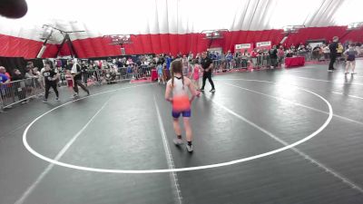 80-90 lbs Champ. Round 3 - Blair Halsted, Sebolt Wrestling Academy vs Khloe Sherry, Nebraska Wrestling Academy