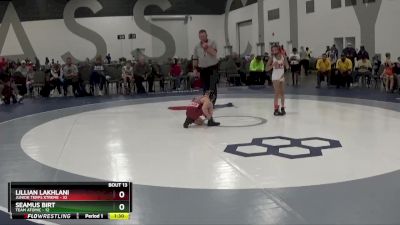 60 lbs Round 4 - Seamus Birt, Team Atomic vs Lillian Lakhlani, Junior Terps Xtreme