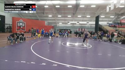 207 lbs Placement - Samantha Rabkin, Western New England vs Alexis Bilka-Durdon, Elmira College