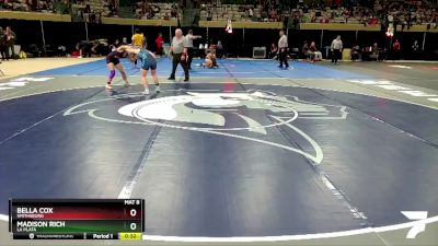 125 lbs Cons. Round 3 - Bella Cox, Smithsburg vs Madison Rich, La Plata