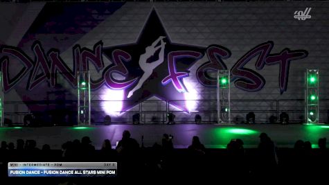 Fusion Dance - Fusion Dance All Stars Mini Pom [2026 Mini - Intermediate - Pom Day 2] 2026 DanceFest Grand Nationals