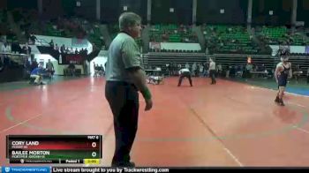 138 lbs Champ. Round 2 - Cory Land, Moody Hs vs Bailee Morton, Mortimer Jordan HS