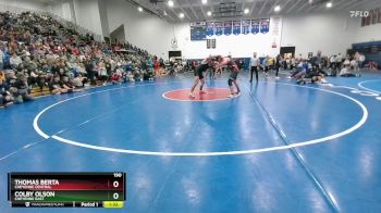 190 lbs Semifinal - Thomas Berta, Cheyenne Central vs Colby Olson, Cheyenne East