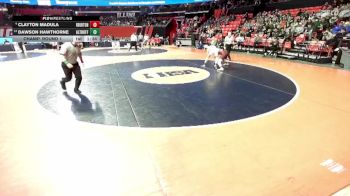 1A 126 lbs Champ. Round 1 - Dawson Hawthorne, Belleville (Althoff Catholic) vs Clayton Madula, Richmond (R.-Burton)