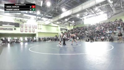 157 lbs Quarterfinal - Robert Garcia, EAGLE ROCK vs Angel Aguilar, SAN PEDRO