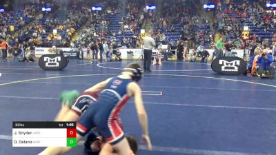 85 lbs Round Of 16 - Jude Snyder, Upper Dublin vs Owen Delano, North Star