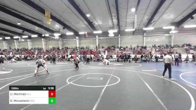 138 lbs Quarterfinal - Uriah Martinez, Wlv Jr Wrestling vs Gavyn Mccasland, Basement Brawlers