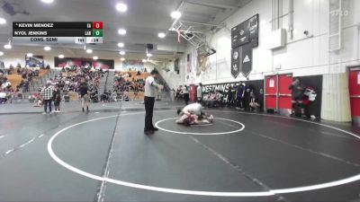 157 lbs Cons. Semi - Nyol Jenkins, Lancaster vs Kevin Mendez, Santa Ana
