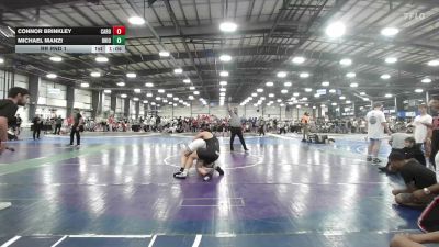 220 lbs Rr Rnd 1 - Connor Brinkley, Carolina Mat Mavericks - HSB vs Michael Manzi, Ohio Titan Gold - HSB