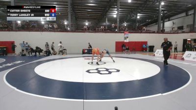 70 kg Cons. Rd Of 16 - Cutter Sheets, Cowboy RTC vs Terry Langley Jr, West Virginia Regional Training Center