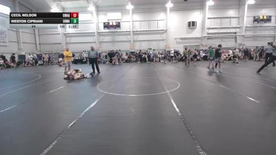 84 lbs Round 6 (8 Team) - Weston Cipriani, SHWA vs Cecil Nelson, Contenders WA Green